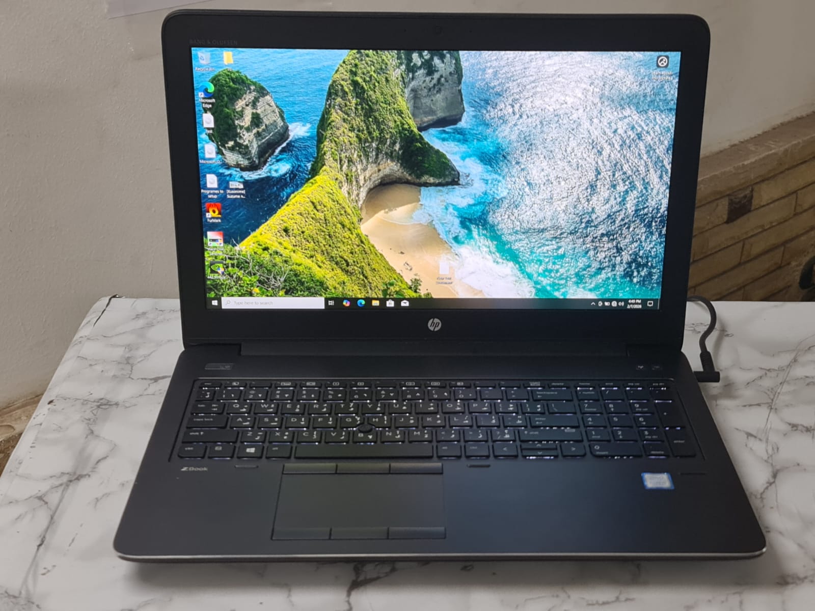 HP ZBOOK 17 G4 i7 HQ-hdd 256 ssd – 16 ddr4- NVIDIA M620