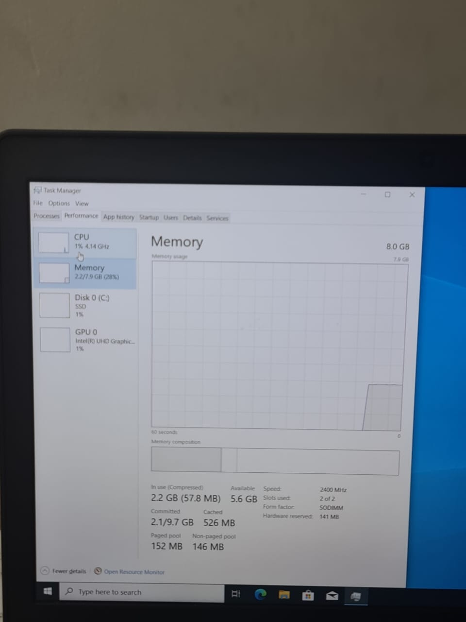 Dell Latitude E5590 Corei7 – 8650U – 8G Ram – 256G SSD – screen 15.6 - 6