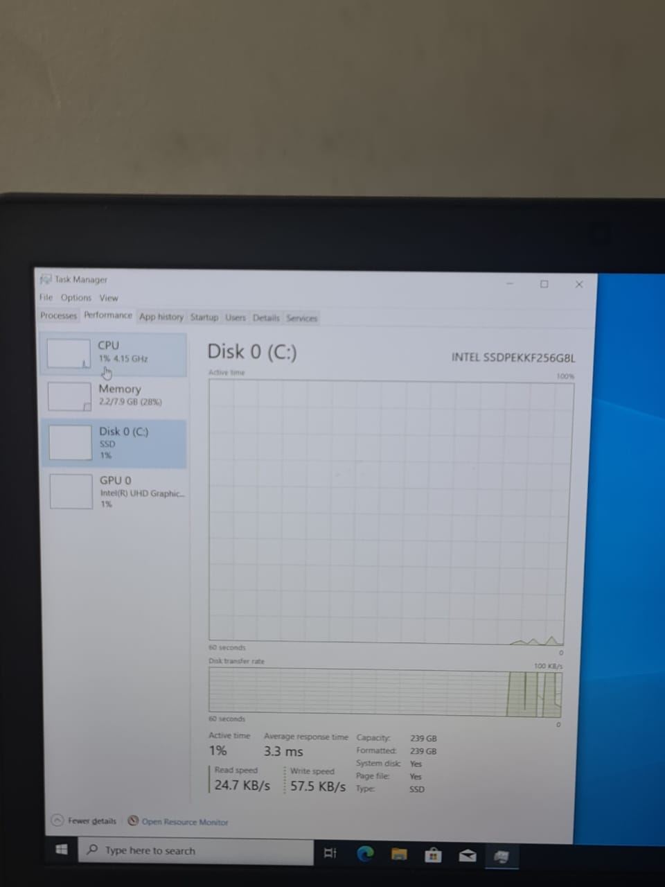 Dell Latitude E5590 Corei7 – 8650U – 8G Ram – 256G SSD – screen 15.6 - 7