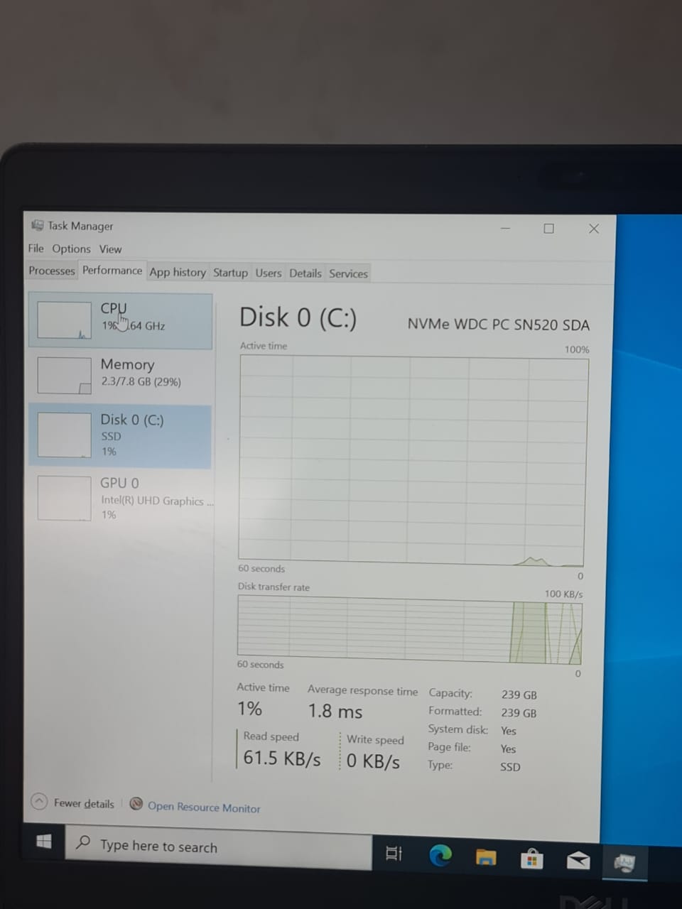 Dell Latitude 5400 Intel Core I5-8365U 8GB Ram 256GB SSD Intel UHD Graphics 620 14″ Inch FHD - 7
