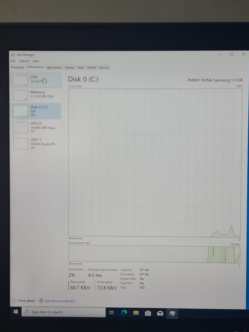Dell Precision 7740 Intel Core I9-9880H Ram 16GB DDR4 512GB SSD NVIDIA Quadro RTX4000 8GB 17.3″ FHD