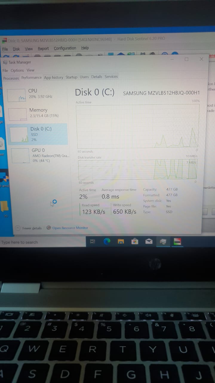 HP ProBook x360 435 G7 13.3″ FHD 2-in-1 Touchscreen Laptop, AMD Ryzen 7 Pro 4750G, 16GB DDR4 RAM, 512GB SSD, Backlit Keyboard, Windows 10 Pro