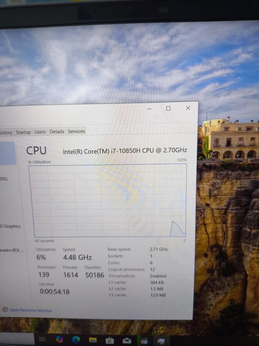 لابتوب hp zbook fury 15 g7 – معالج i7-10850h – كارت شاشة 6 جيجا Nvidia RTX 3000 - 8