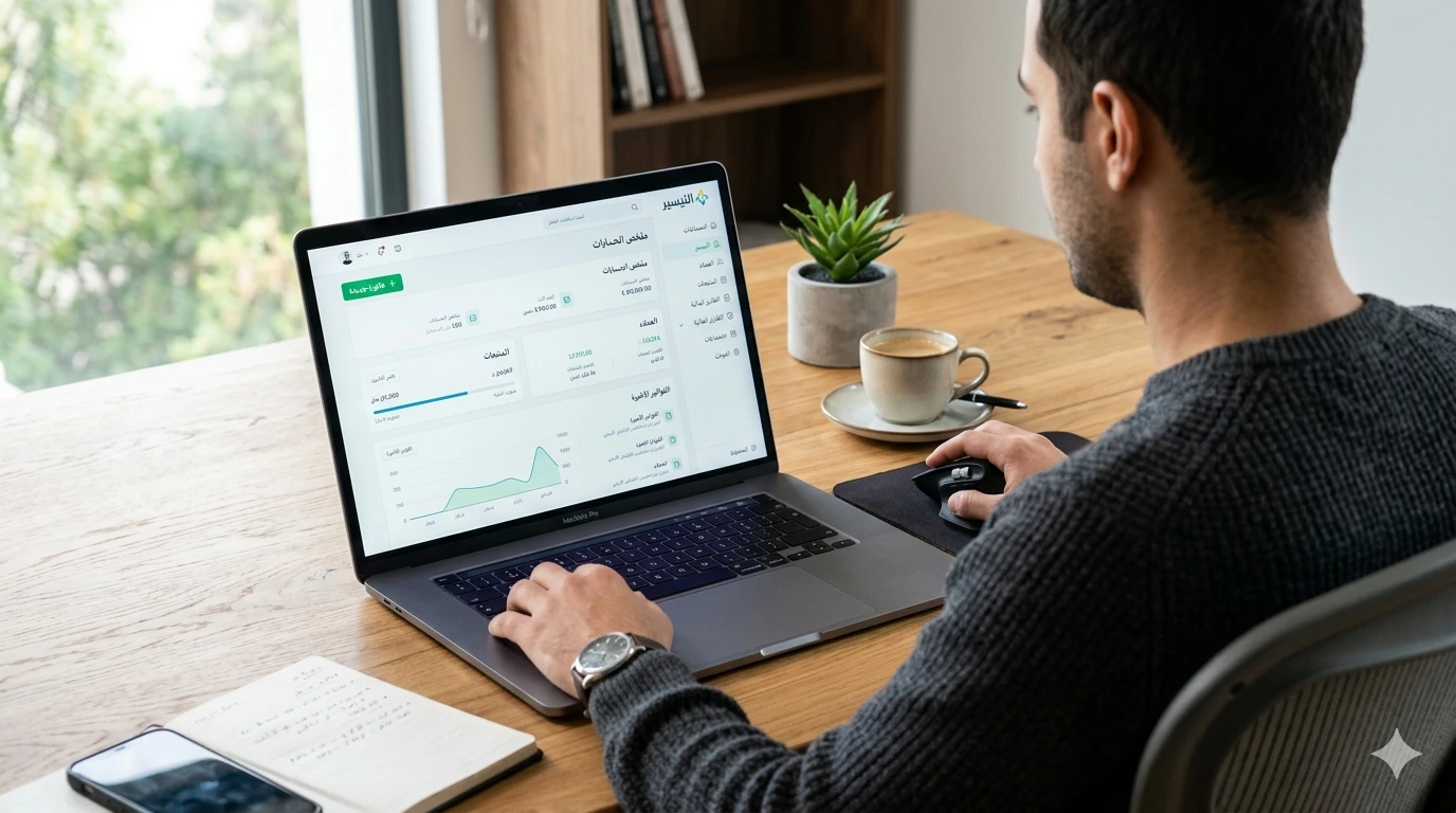 برنامج “التيسير” المحاسبي المتكامل | لإدارة المبيعات والمخزون (نسخة مدى الحياة – بدون إنترنت)